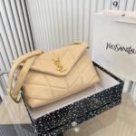 Saint Laurent Puffer Small Beige 28cm 5774761EL072721 - Image 2