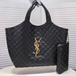 Saint Laurent Icare Maxi Shopping Bag Black 50cm - Image 5