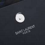 Saint Laurent Kate Small In Grain De Poudre Mirror Effect Black 20Cm - Image 7