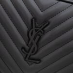 Saint Laurent Lou Camera Bag Matte Black Metal 23Cm - Image 8