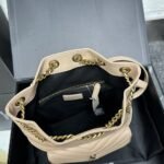 Saint Laurent Mini Joe Bag In Cream 19Cm - Image 8