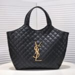 Saint Laurent Icare Maxi Shopping Bag Black 50cm - Image 2
