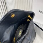 Saint Laurent Puffer Small Black 28cm 5774761el071000 - Image 10