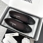 Chanel Ballerina Flats Black G26250 X01725 94305 - Image 2