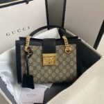 Gucci Padlock Small Shoulder Bag Black 26cm 498156 KHNKG 9769 - Image 3