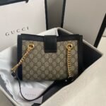 Gucci Padlock Small Shoulder Bag Black 26cm 498156 KHNKG 9769 - Image 4