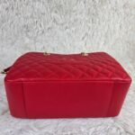 Chanel Grand Shopping Tote Gold Hardware Red 33Cm - Image 8