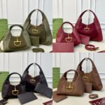 Gucci Softbit Maxi Suede Shoulder Bag Black 42Cm - Image 12