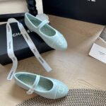 Chanel Mary Jane Ballet Flat Light Blue - Image 3
