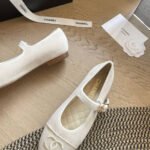 Chanel Mary Jane Ballet Flat Beige - Image 4