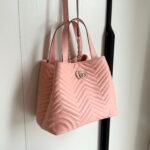 Gucci Betty Medium Tote Bag Pale Pink Matelasse 28Cm 847387 AAFA1 6823 - Image 6