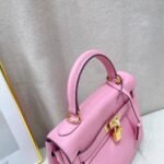 Hermès Kelly 28 Sellier Handbag In Rose 28cm - Image 5