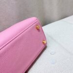 Hermès Kelly 28 Sellier Handbag In Rose 28cm - Image 6