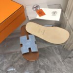 Hermes Izmir Sandal Bleu Clair H221819ZHCB400 - Image 9