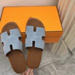 Hermes Izmir Sandal Bleu Clair H221819ZHCB400 - Image 2
