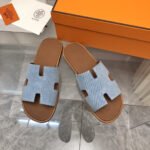 Hermes Izmir Sandal Bleu Clair H221819ZHCB400 - Image 3