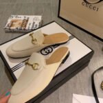 Gucci Women’s Princetown Slipper White GG 423513 C9D00 9022 - Image 6