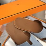 Hermes Izmir Sandal Bleu Clair H221819ZHCB400 - Image 6