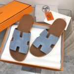 Hermes Izmir Sandal Bleu Clair H221819ZHCB400 - Image 7
