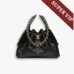 Super Vip 1:1 – Chanel 25 Small Handbag Grained And Gold-Tone Metal Black 26Cm AS5293 B20304 94305