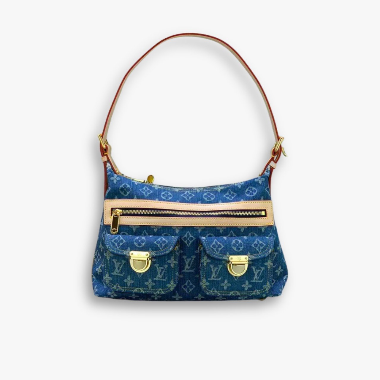 myelegous-1280-x-1280-px-1-6 Louis Vuitton Monogram Denim Baggy PM Shoulder Bag Blue 30Cm - Image 1