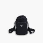 Prada Re Nylon Smartphone Case Black 18Cm
