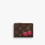 Louis Vuitton x Murakami Lisa Wallet Monogram Brown 11Cm M13420