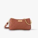 Louis Vuitton Liv Pochette Cognac Brown 26cm M11916