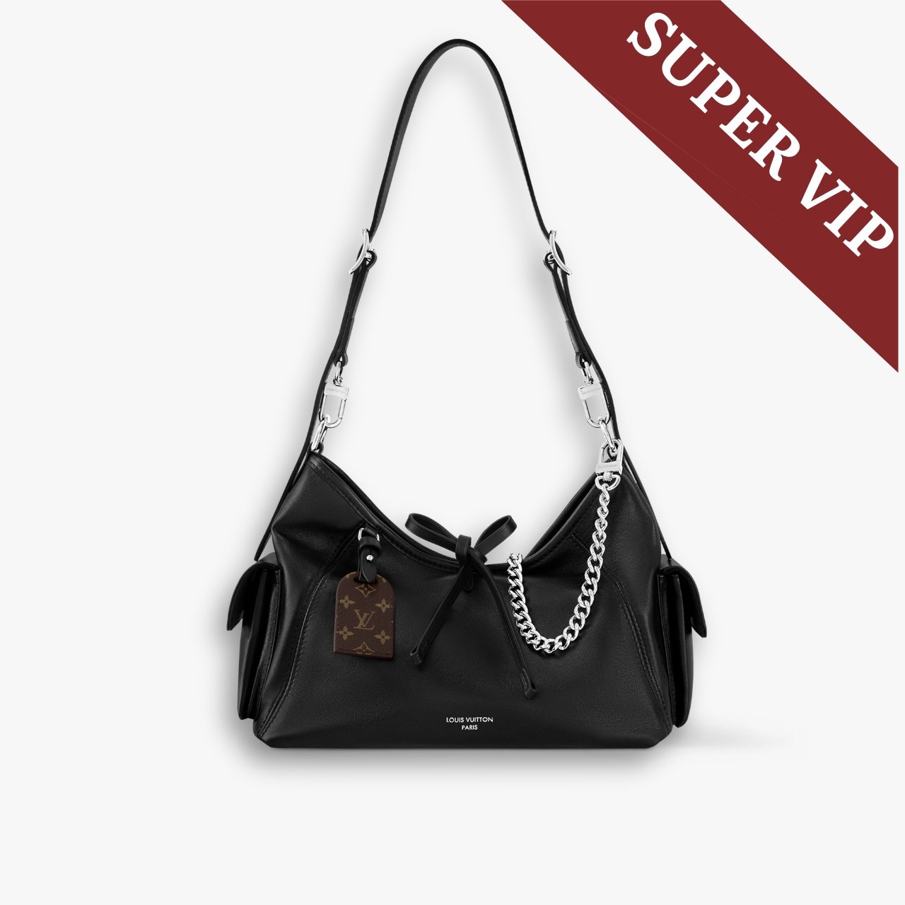 myelegous-1280-x-1280-px-3 Super Vip 1:1 – Louis Vuitton CarryAll Cargo Vibe PM Black 33Cm M24861 - Image 1