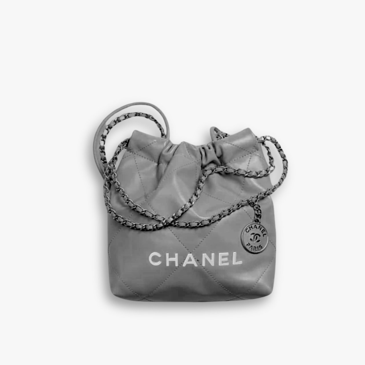 myelegous-1280-x-1280-px-77-1 Chanel 22 Mini Handbag Gray 18cm - Image 1